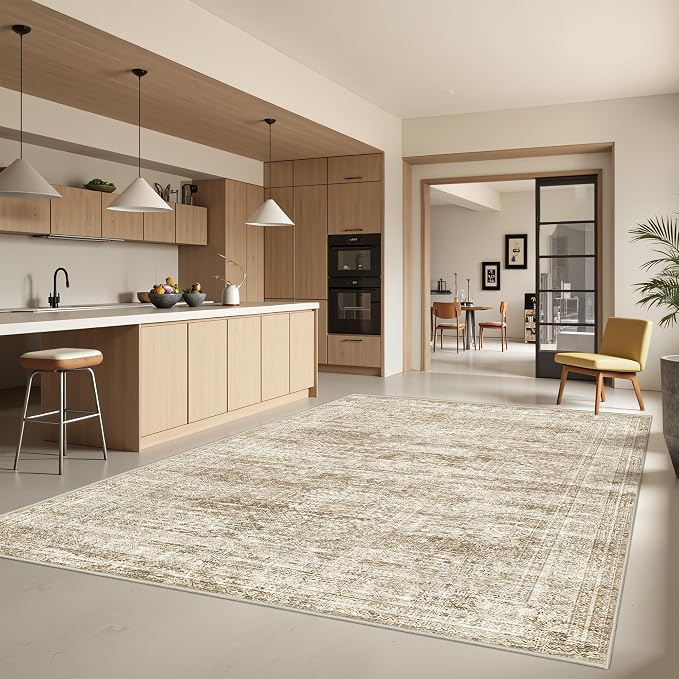 5x7 Area Rugs, Ultra-Thin Washable Rugs - Image 3