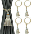 Fenghuangwu 4 Pack Curtain Tie Backs Rope Tassels by fenghuangwu
