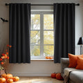 Deconovo Blackout Curtains, Thermal Insulated, W38 x L45 2 Panels, Back Tab by Deconovo
