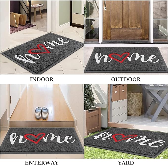 BeneathYourFeet Door Mat, Welcome Mat Low Profile Floor Mat Front Doormat - Image 7