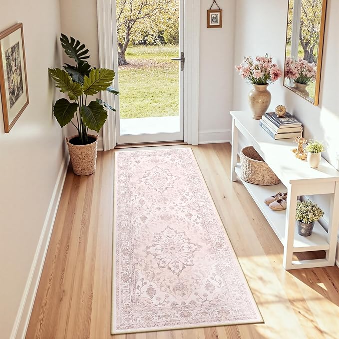 RELEANY Area Rugs 2'x6' Runner Rug Non Slip Washable - Image 3