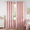 NICETOWN Linen Light Pink Sheer Curtains by NICETOWN