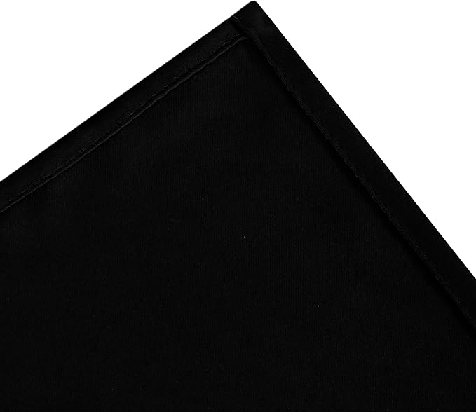 LEMOMO Black Blackout Curtains 40 x 63 Inch Length/Set of 2 Curtain - Image 8