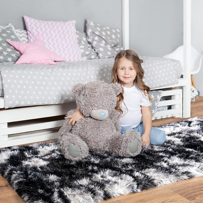 Pionblank Fluffy Runner Rugs for Bedroom 2x6, Modern Shaggy Area Rug for - Image 3