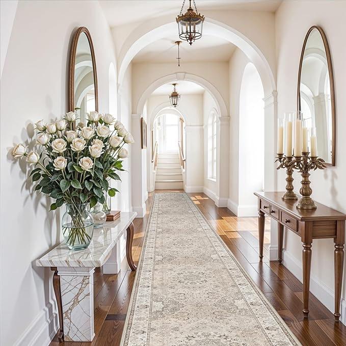Hallway Washable Runner Rug by HYHAOYUNLAI
