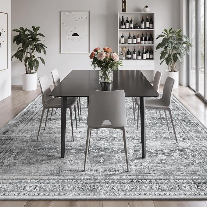 Lofus 8x10 Area Rug for Living Room, Soft Neutral Carpets for Bedroom Dining - Image 3