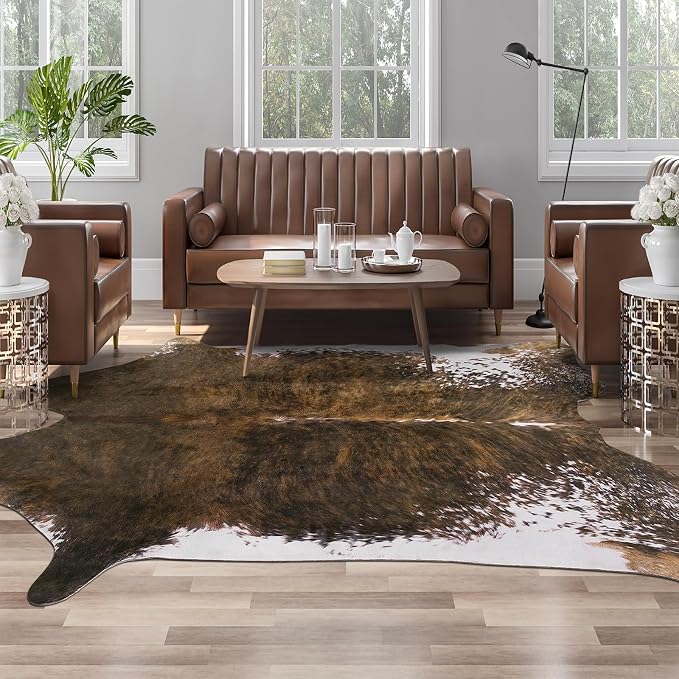 AROGAN 8x10 Faux Cowhide Area Rugs by AROGANAREARUG