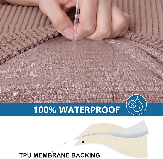 hyha Waterproof Couch Cushion Covers - Image 3
