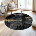 Washable Area Rugs 4ft Non-Slip Modern Abstract Soft by RELEANY