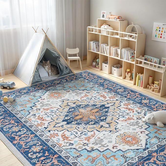 Lofus 5x7 Area Rugs for Living Room, Washable Area Rug, Rugs for Bedroom - Image 2