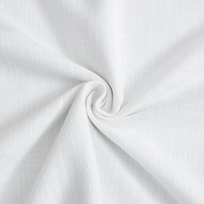 Vision Home White Pinch Pleated Full Blackout Curtains Thermal Insulated Window - Image 5