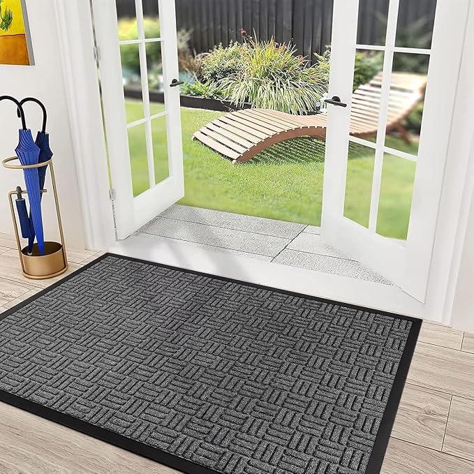 Mibao Front Door Mat, Heavy Duty Durable Welcome Mat by Mibao