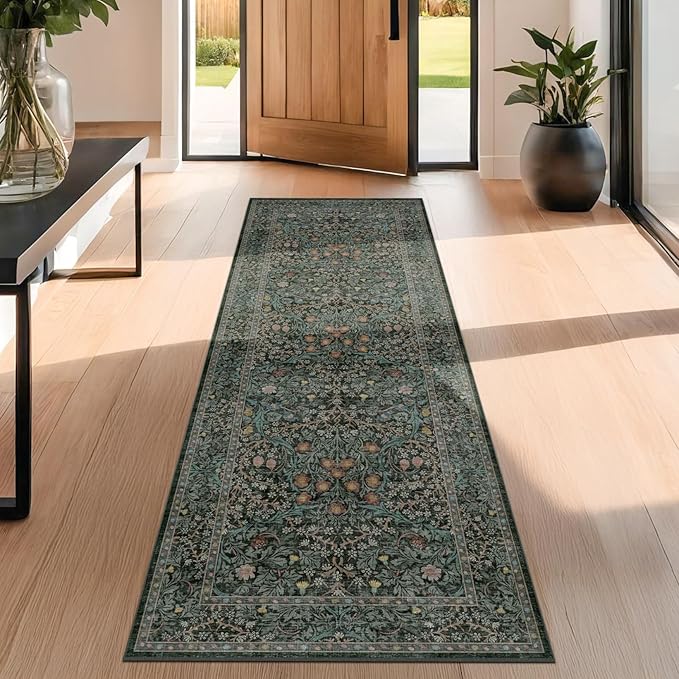 Non Slip 2x6 Kitchen Runner Rug Washable, Rubber Backed Bathroom Runner - Image 6