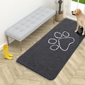 OLANLY Dog Door Mat for Muddy Paws 54x24, Paw Print Design, Absorbs Moisture by OLANLY
