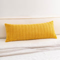 Corduroy Decorative Throw Pillow Covers 14x36 Inch Soft Striped Pillow Covers by Unknown