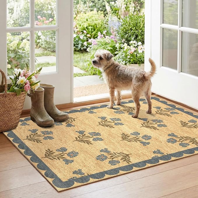 Floral Outdoor Rug - Image 5