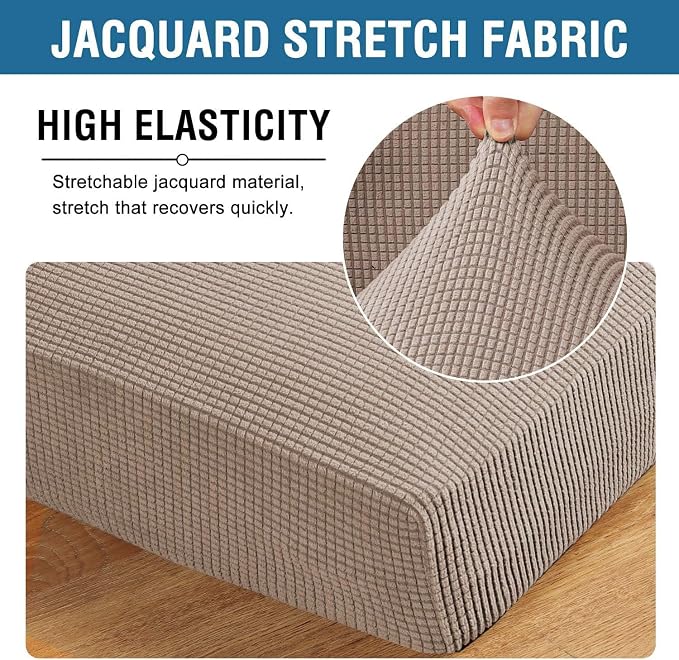 H.VERSAILTEX Super Stretch Individual Chaise Cover Sectional Couch Covers - Image 4