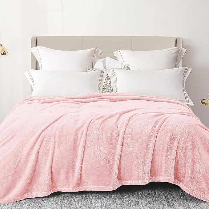 Exclusivo Mezcla Plush Fuzzy Fleece Bed Blanket Queen Size, Super Soft by ExclusivoMezcla