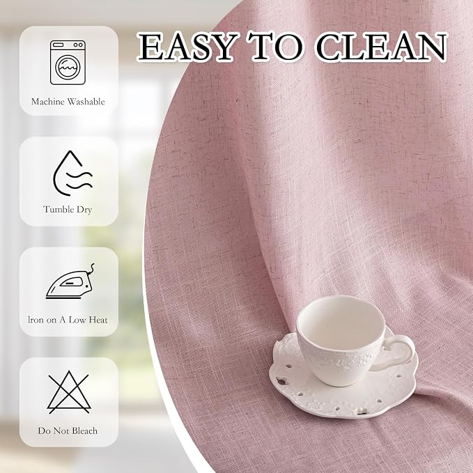 MYSKY HOME Extra Long Country Curtains - Image 8