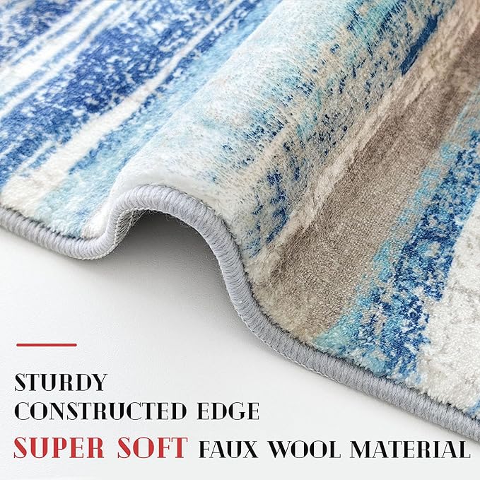 Lansny Modern Abstract Runner Rug 2.6x16 - Image 5