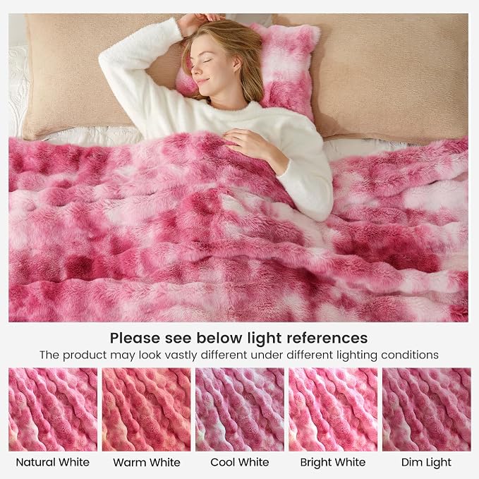 Cozy Bliss Faux Fur Throw Blanket - Image 9