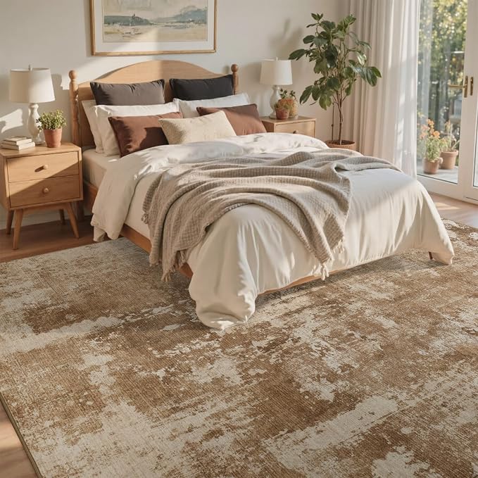 4x6 Ft Area Rugs for Living Room, Soft Non-Slip Washable Rugs Modern Abstract - Image 4
