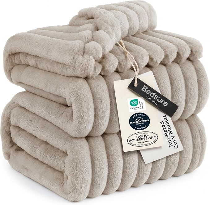 Bedsure GentleSoft California King Size Blanket by BEDSURE