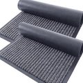 OLANLY 2-Pack Front Door Mats 33x21, Waterproof Heavy-Duty Doormats | Grey by OLANLY