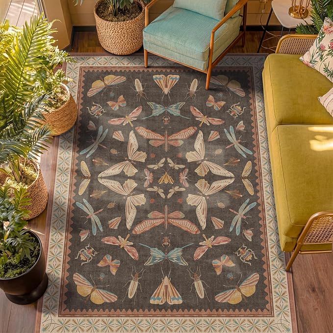 Washable Living Room Area Rug 5x7, Ultra Soft Carpet - Image 6