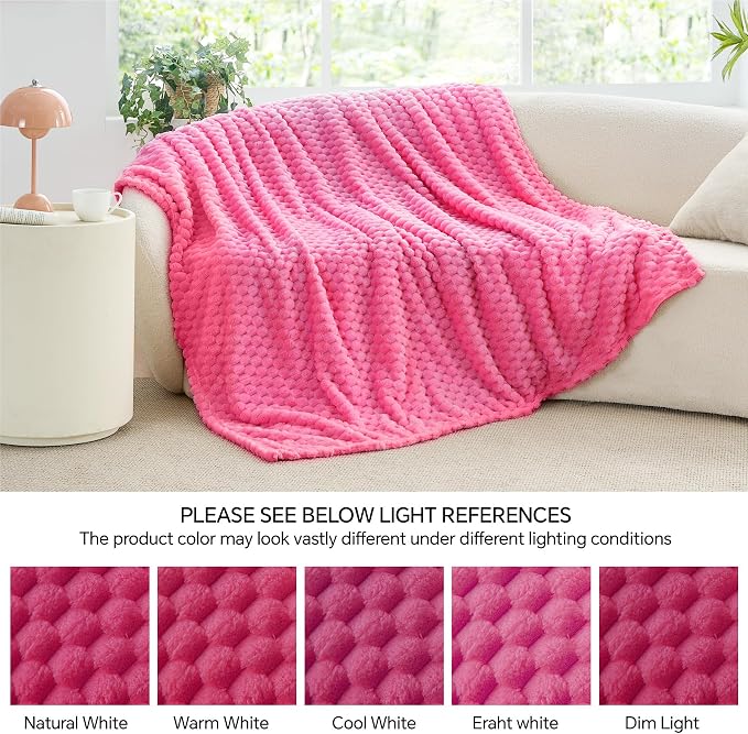 BEDELITE Fleece Twin Blankets for Couch & Bed - Image 8