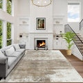 6x9 Area Rugs Washable Rug: Large Modern Abstract Living Room Rug Soft by GENTDRIZZ