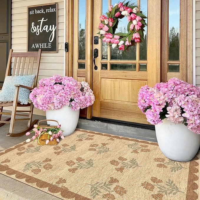 3x5 Floral Entry Rug - Image 4