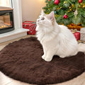 OLANLY Coffee Round Rugs for Bedroom by OLANLY