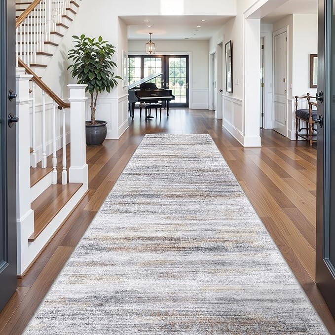 Large Runner Rugs for Hallway 4x20: Non-Slip Washable Wide Carpet - Image 2