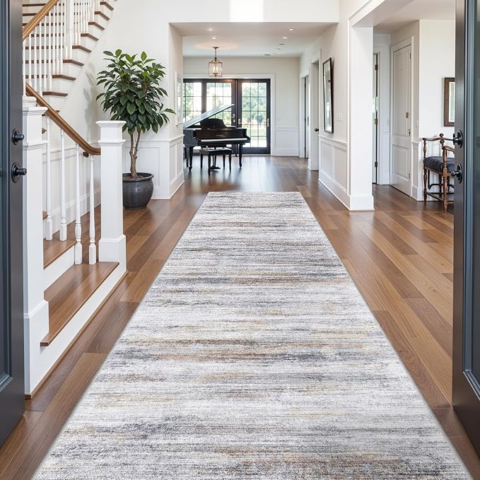 6x12 Runner Rug for Wide Hallway: Long Washable Area Rugs for Living Room by WIEVEDENS