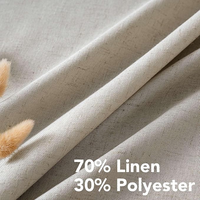 H.VERSAILTEX Living Room Linen Curtains - Image 4
