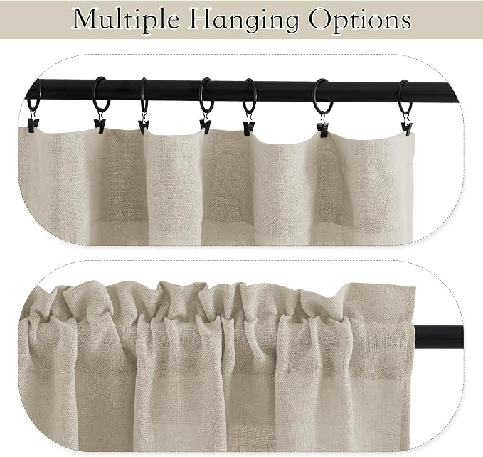 RYB HOME Kitchen Window Curtains - Image 3