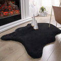 Ashler HOME DECO Ultra Soft Faux Rabbit Fur Chair Couch Cover Area Rug by AshlerHomeDeco
