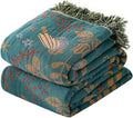 MSGKV Boho Throw Blanket 100% Cotton Blankets by MSGKVHomeTextiles
