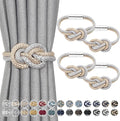 NICEEC 4 Pack Mini Magnetic Curtain Tiebacks Nordic Simple Style Drape Tie by NICEEC