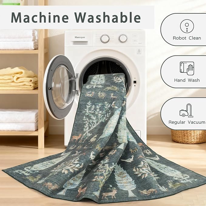 Washable Rugs 8x10 Area Rugs for Living Room, Dining Room- Large Ultra Soft - Image 4