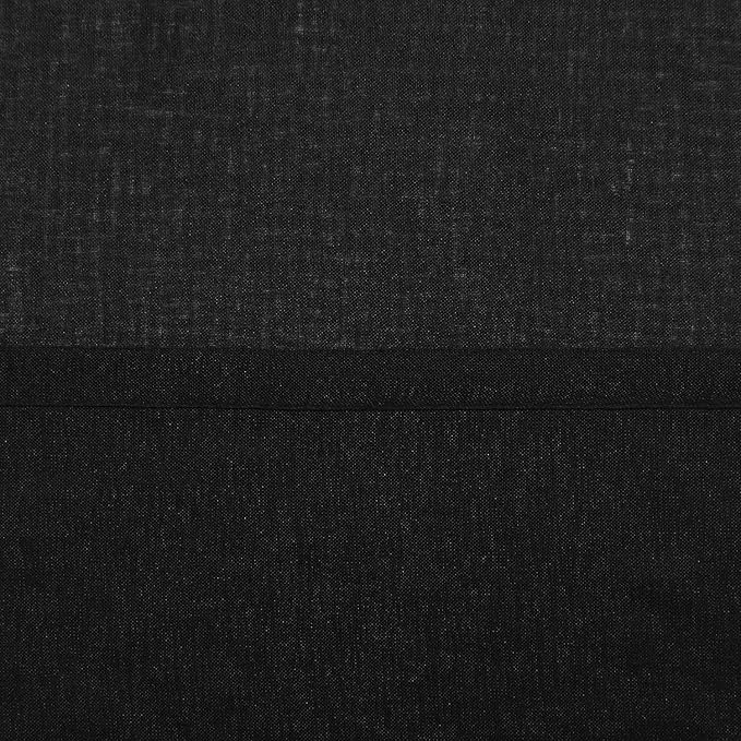 DWCN Black Sheer Curtains Semi Transparent Voile Rod Pocket Curtains - Image 5