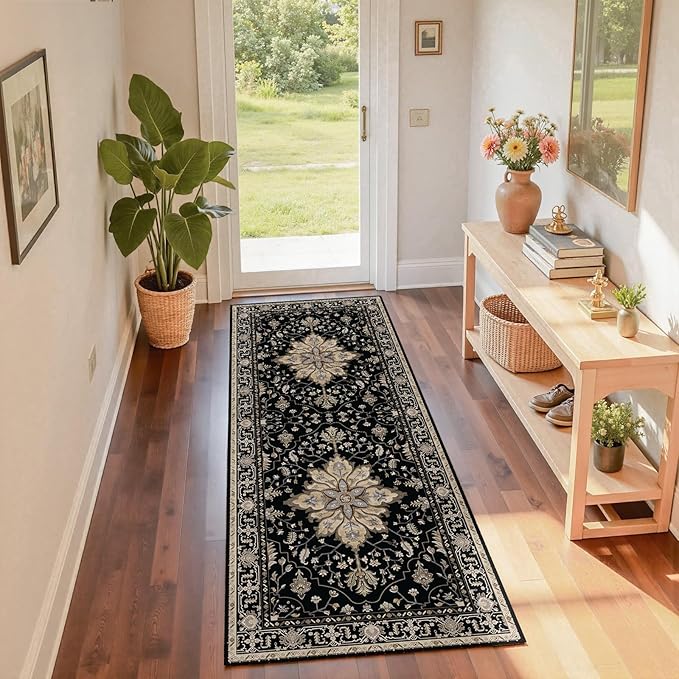 RELEANY Area Rugs 2'x6' Runner Rug Non Slip Washable by RELEANY
