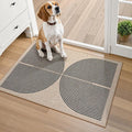 Lahome Enfys Rainbow Easy Jute Rug, Farmhouse Nature Washable Non Shedding Low by Lahome