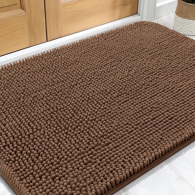 OLANLY Dog Door Mat for Muddy Paws 30x20, Absorbs Moisture and Dirt, Absorbent by OLANLY