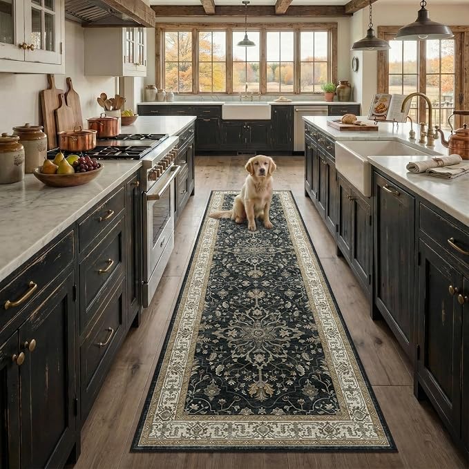 RELEANY Area Rugs 2'x8' Runner Rug Non Slip Washable by RELEANY