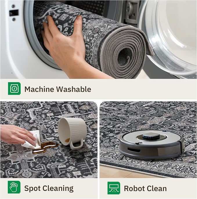 Washable 2x3 Entryway Area Rug - Image 4