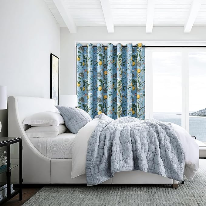 Topfinel Sliding Door Patio Floral Curtains & Drapes - Image 5