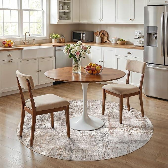 UERMEI 6ft Round Area Rug Living Room Rugs - Image 3