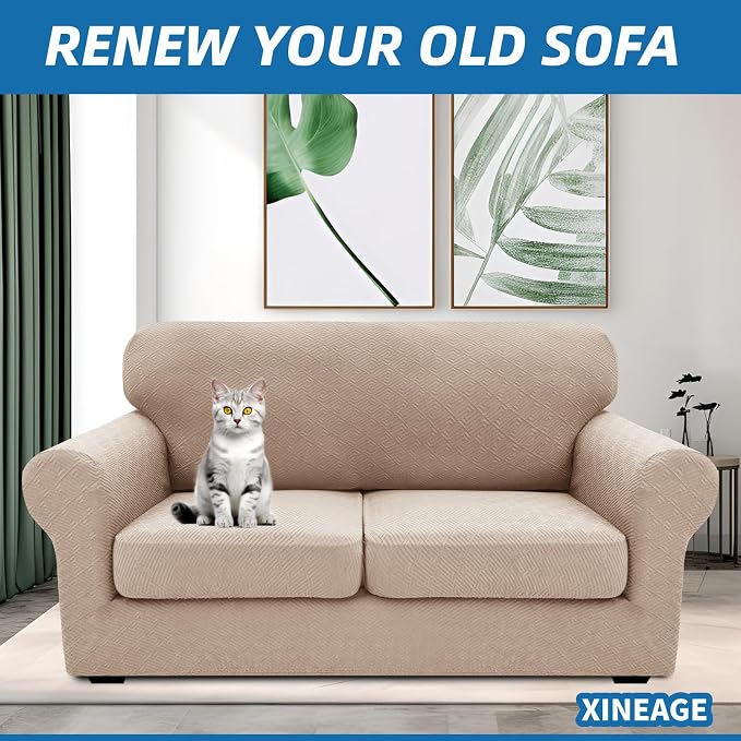 XINEAGE 2026 New 3 Pieces Couch Covers - Image 3